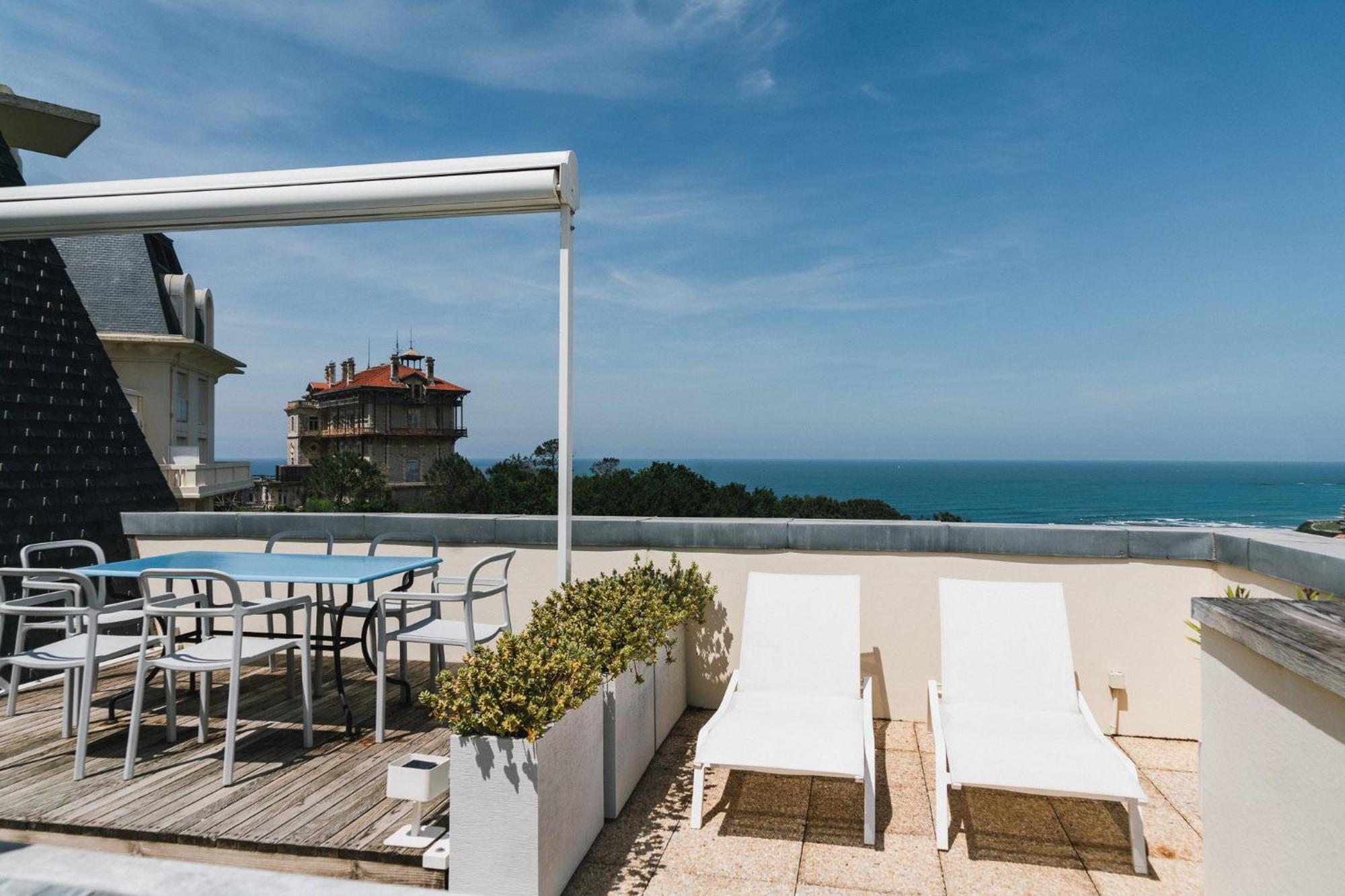 Appartement Piscine Terrasse 1 Min Plage Et Golf Bidart Kültér fotó